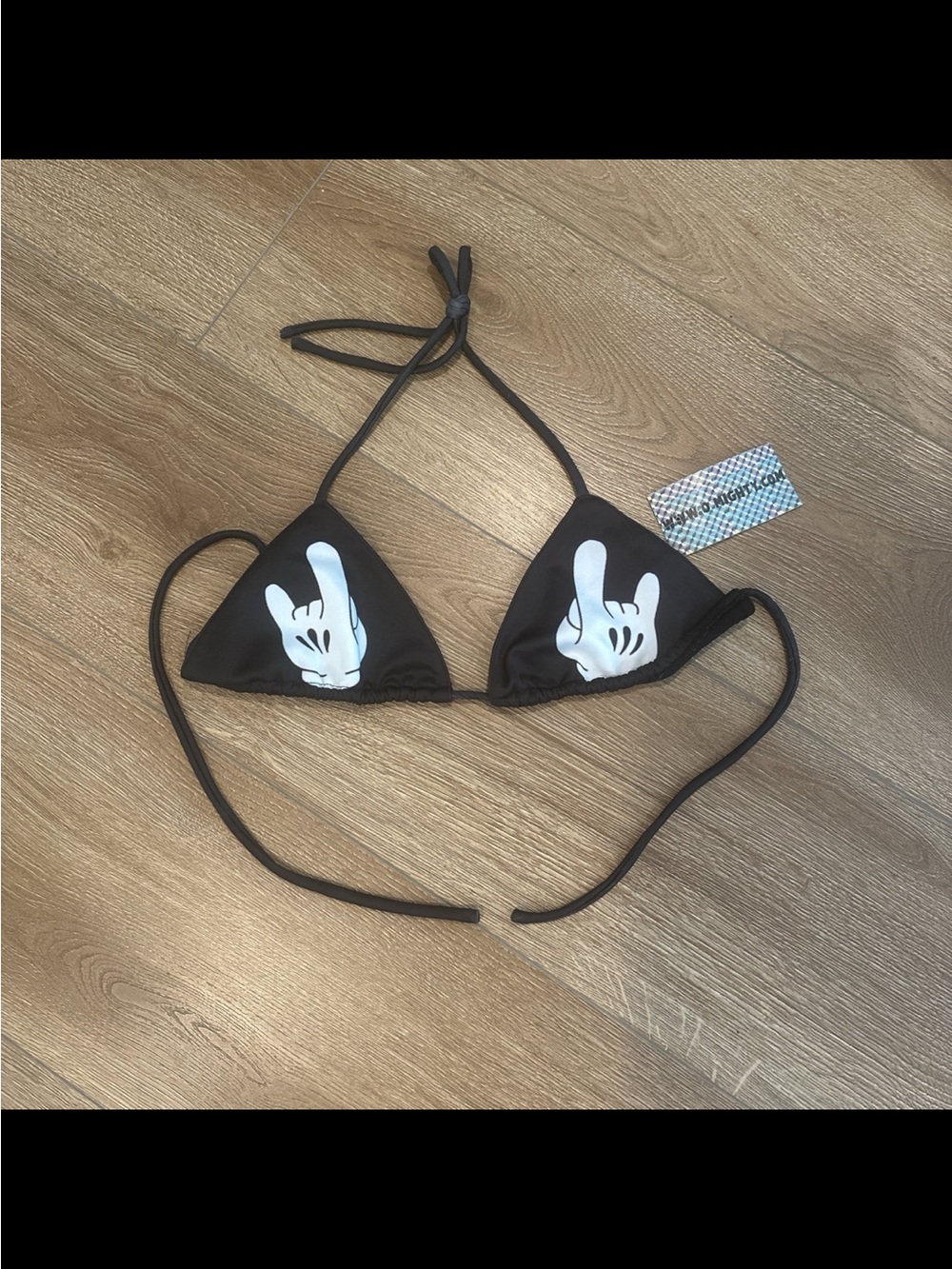 O-Mighty Mickey Mouse Hands
Bikini Top